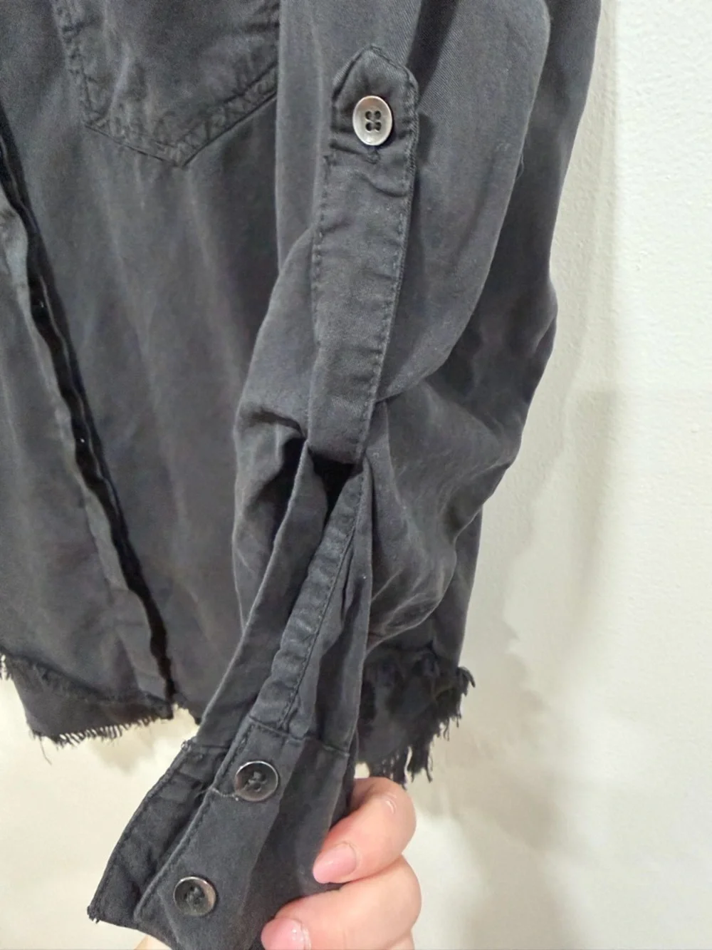 Velvet heart Riley black shirt Medium